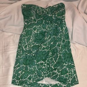 Strapless  Summer  Mini Dress
